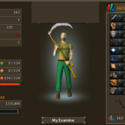 ⭐️Scythe | 9 Hp | Level 3 | 162 Total | 1 QP | Skiller | 9Hp | 9 Hitpoints | 20 Year Veteran | No Email Registered 0